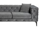 Atelier Del Sofa Como Eco Left - Antracita, Negro